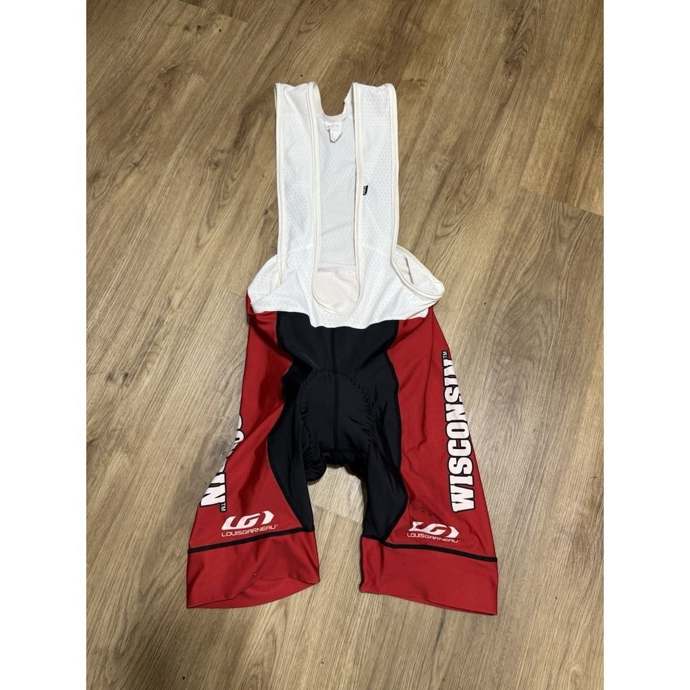 Louis Garneau Cycling Bib Shorts Mens Medium Wisconsin Padded Fusion Sport Bike‎